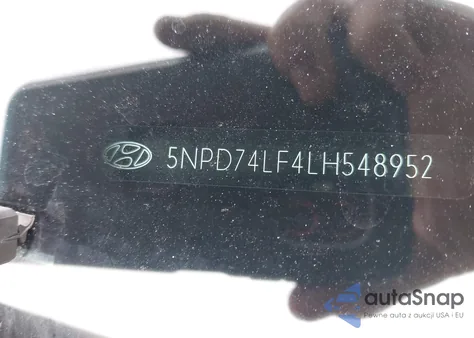 2020 Hyundai Elantra Se from USA, damaged, VIN 5NPD74LF4LH548952